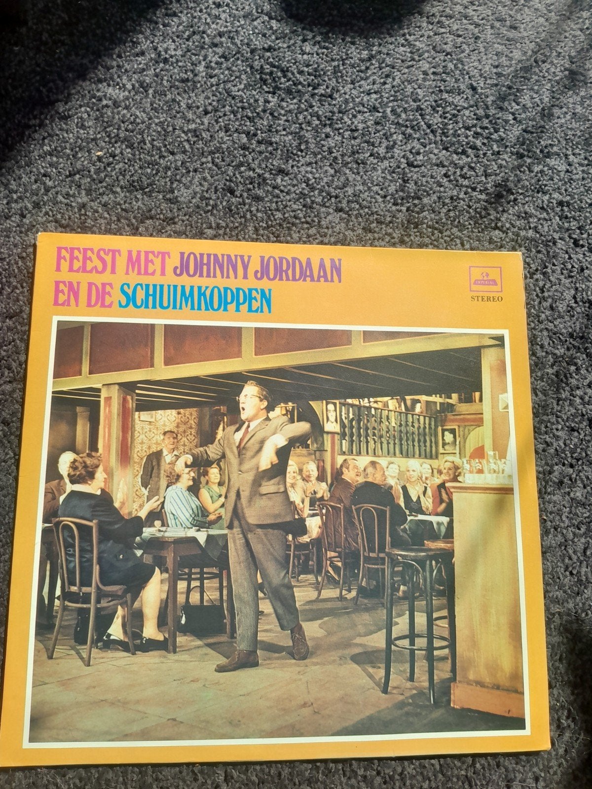 Feest met Johnny Jordaan en de schuimkoppen, Ophalen of Verzenden, Gebruikt, 12 inch, Levenslied of Smartlap