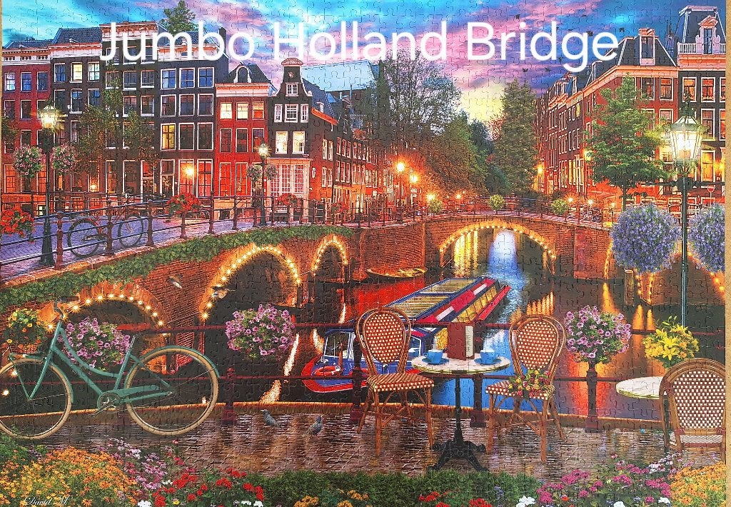 Jumbo Puzzel Holland Bridge, Ophalen, 500 t/m 1500 stukjes, Gebruikt, Legpuzzel