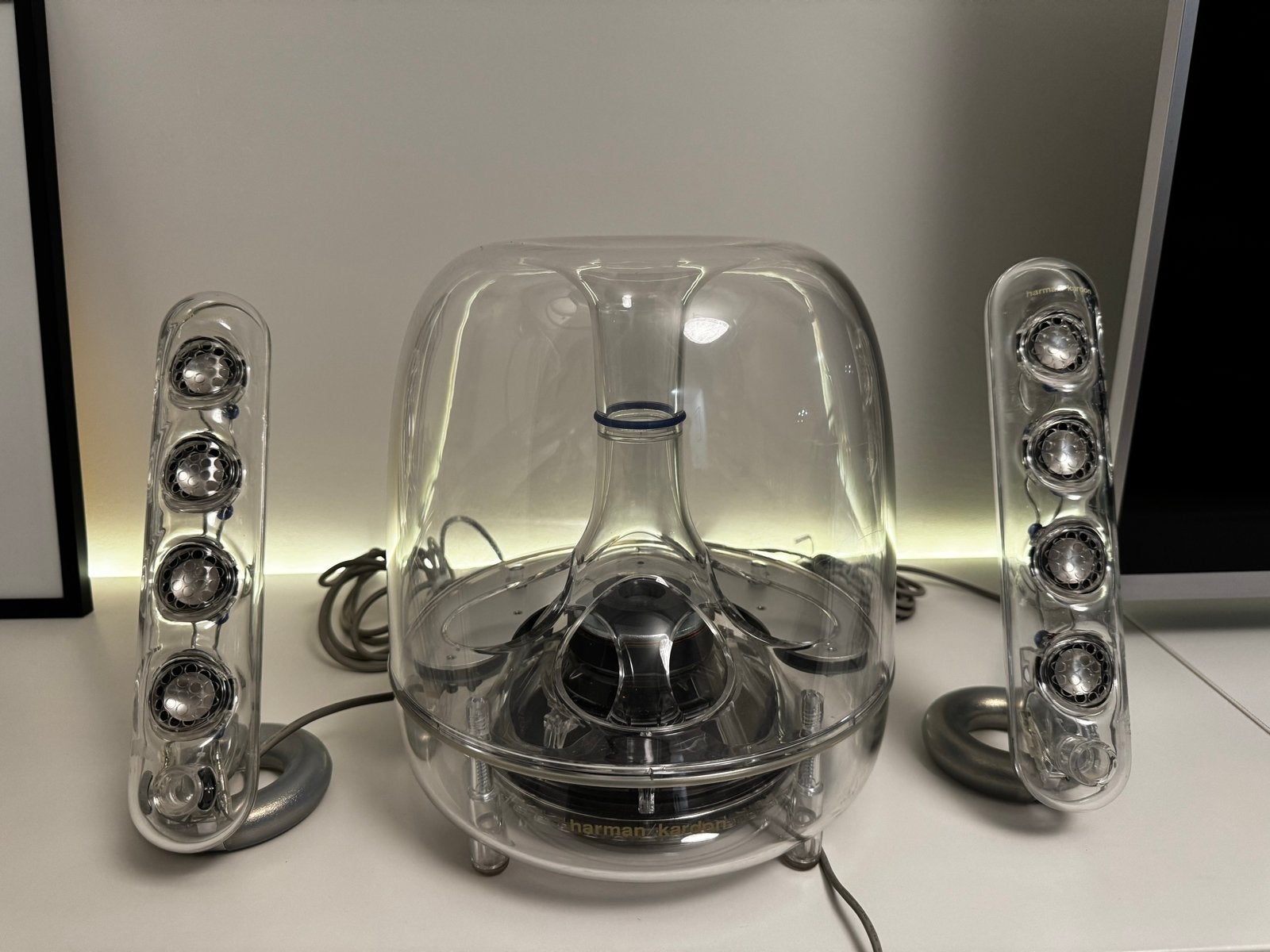 Harman Kardon SoundSticks II luidsprekers, Ophalen, Inclusief kabels, Speakerset, Zo goed als nieuw
