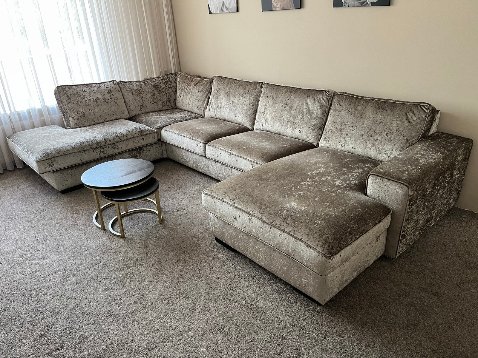 Luxe Urban Sofa Hoekbank by Ira Ness, Ophalen, 100 tot 125 cm, Hoekbank, 300 cm of meer