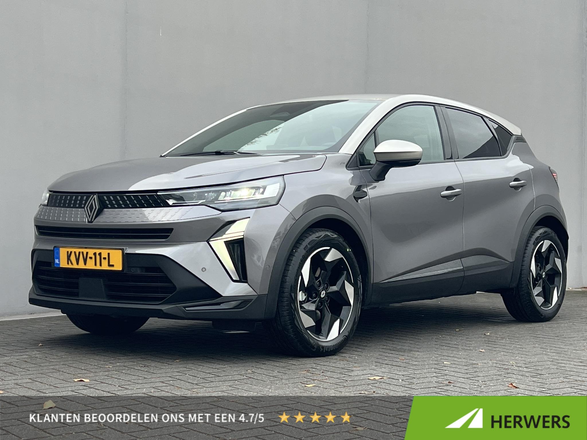 Renault Captur 1.8 E-Tech full hybrid 160 techno / Fabrieksg, 4 cilinders, Leder en Stof, Bedrijf, Hybride Elektrisch/Benzine