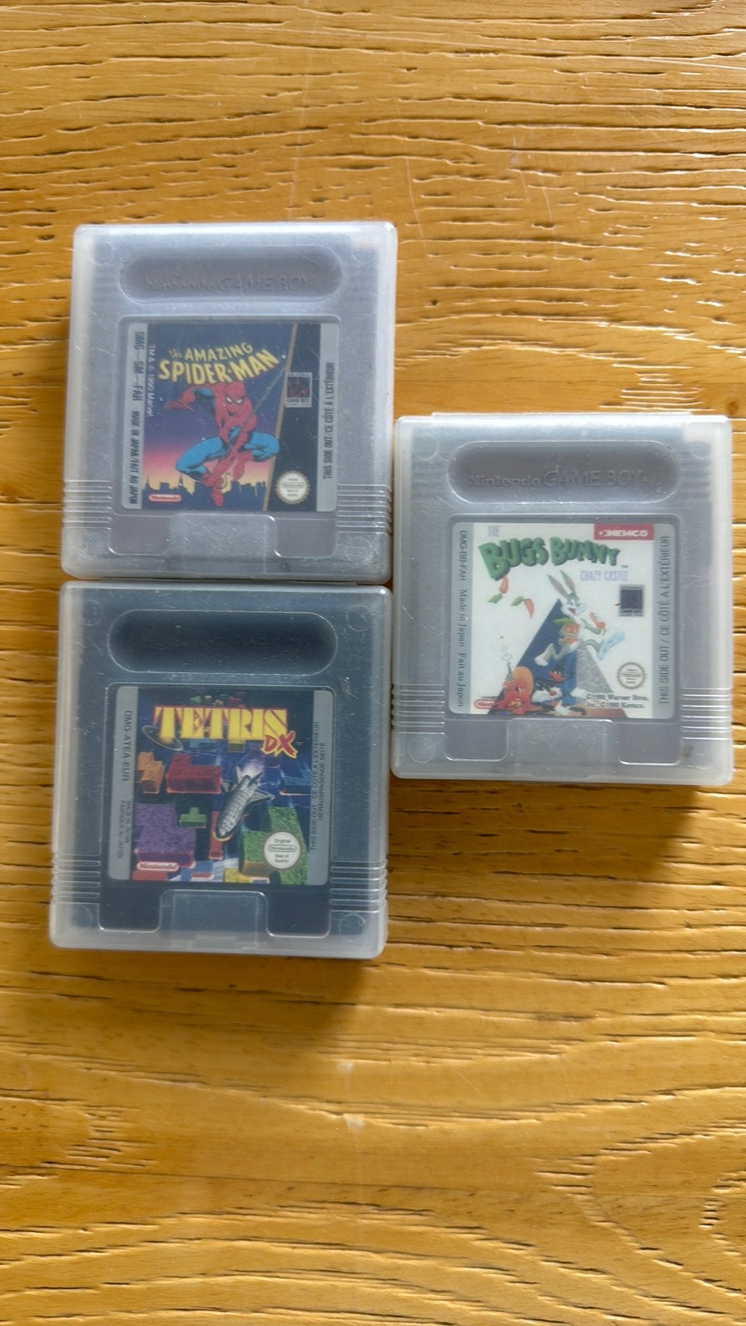 3 spellen voor de gameboy, 1 speler, Ophalen of Verzenden, Zo goed als nieuw, Vanaf 3 jaar