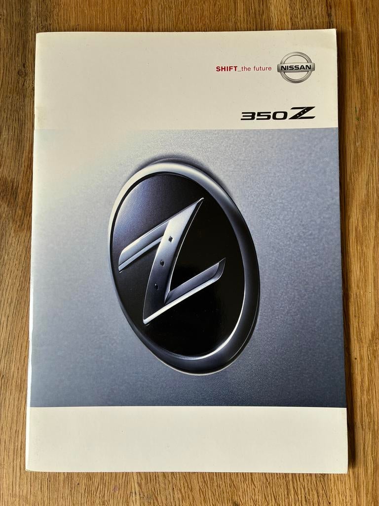 Nissan 350Z brochure Australië, Ophalen of Verzenden, Zo goed als nieuw, Nissan