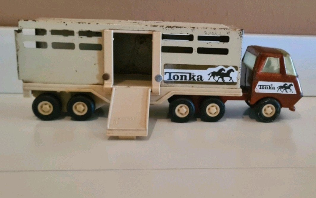 Tonka paardentrailer vrachtwagen, Ophalen of Verzenden
