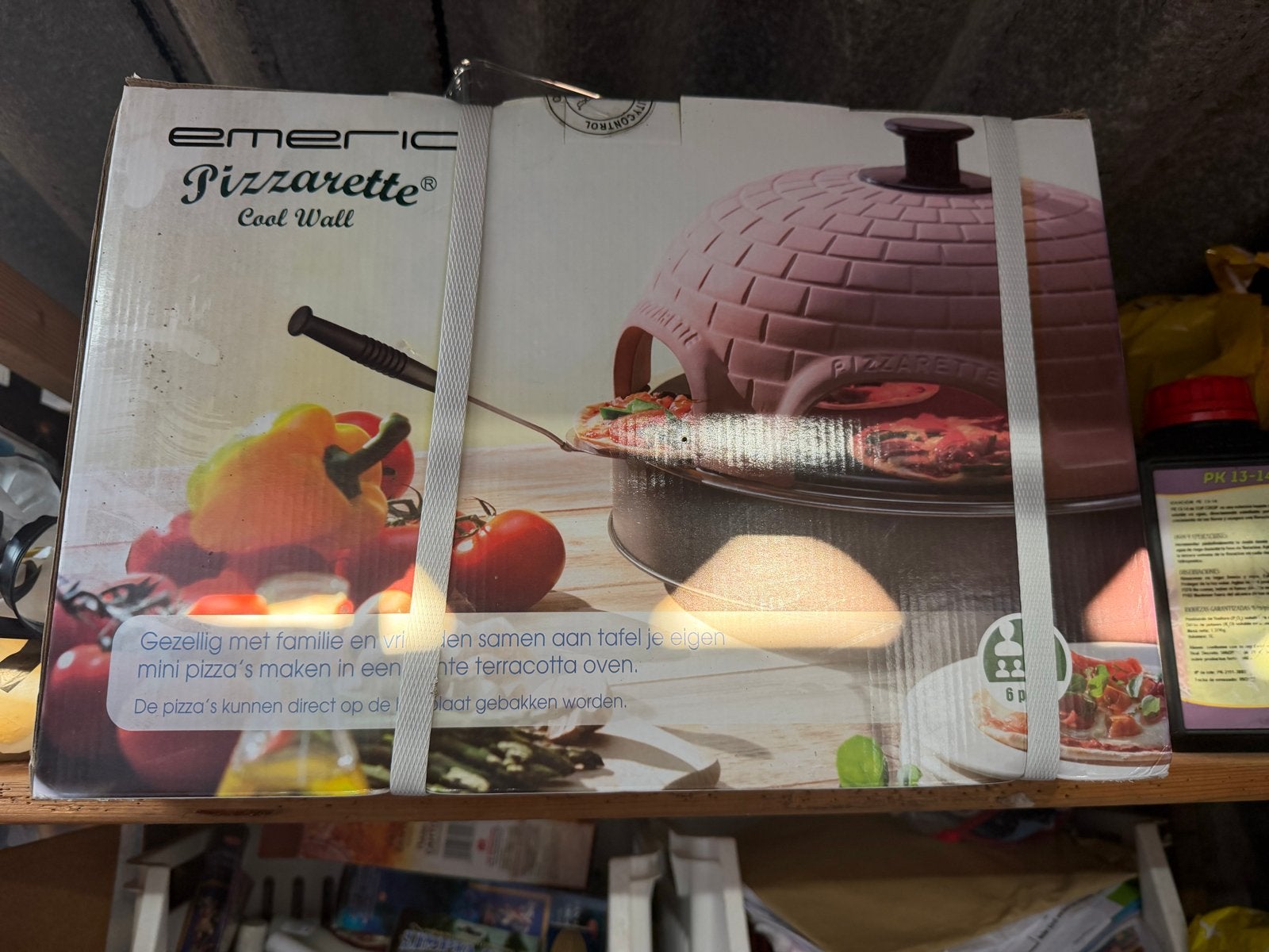 Emeric Pizzarette Cool Wall - Mini Pizza Oven, Ophalen, Overige merken, Pizzaoven, Nieuw