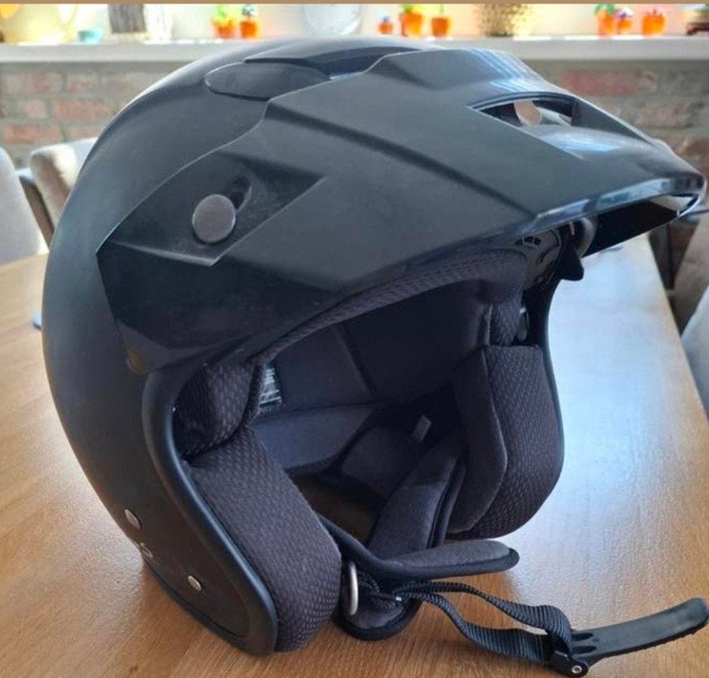 Zo goed als nieuwe brommerhelm, maat XS (5) BAYARD4), Fietsen en Brommers, Brommerhelmen, Ophalen, Zo goed als nieuw, Extra small of kleiner