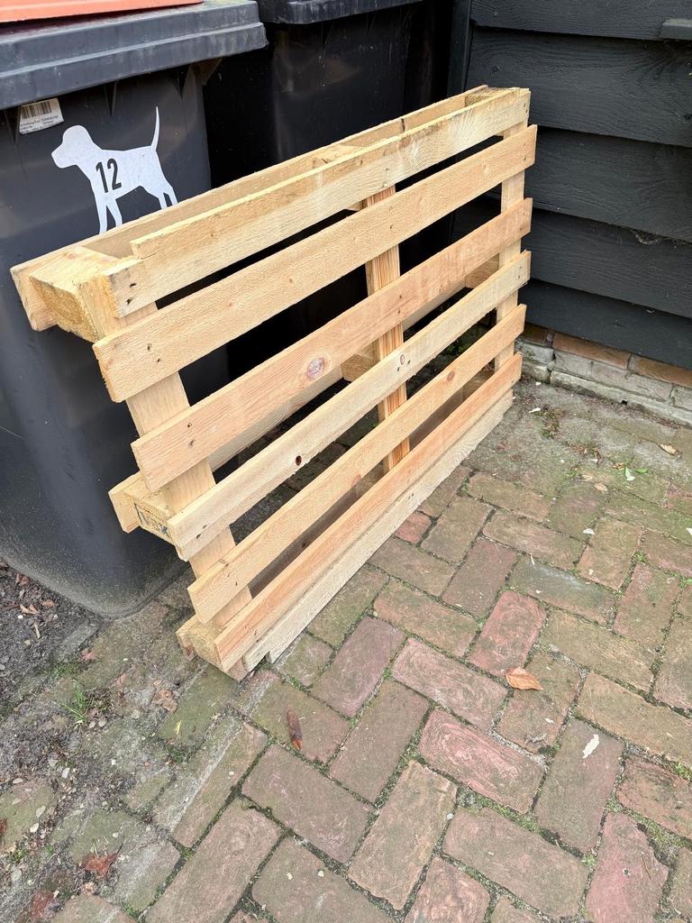 Houten Pallet, Ophalen, Gebruikt, 50 mm of meer, Pallet