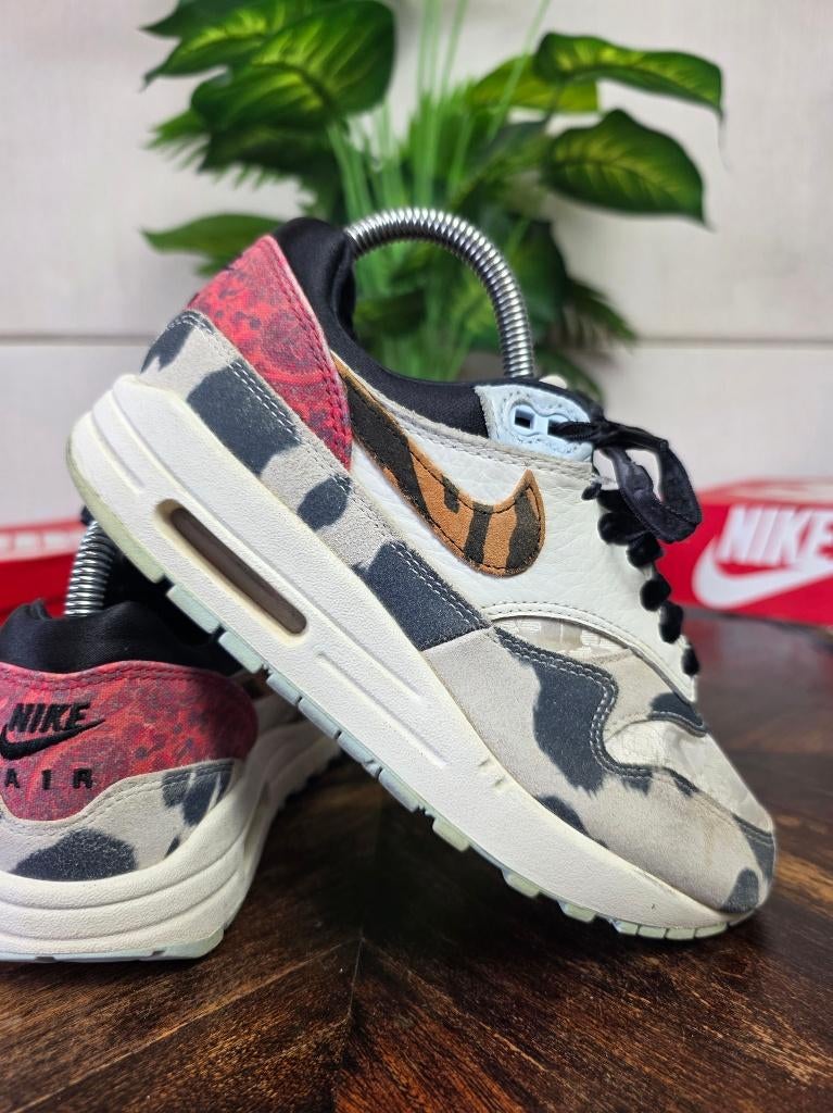 Nike Air Max 1 Tiger Swoosh Great Indoors maat 38, Wit, Nike, Ophalen of Verzenden, Nike