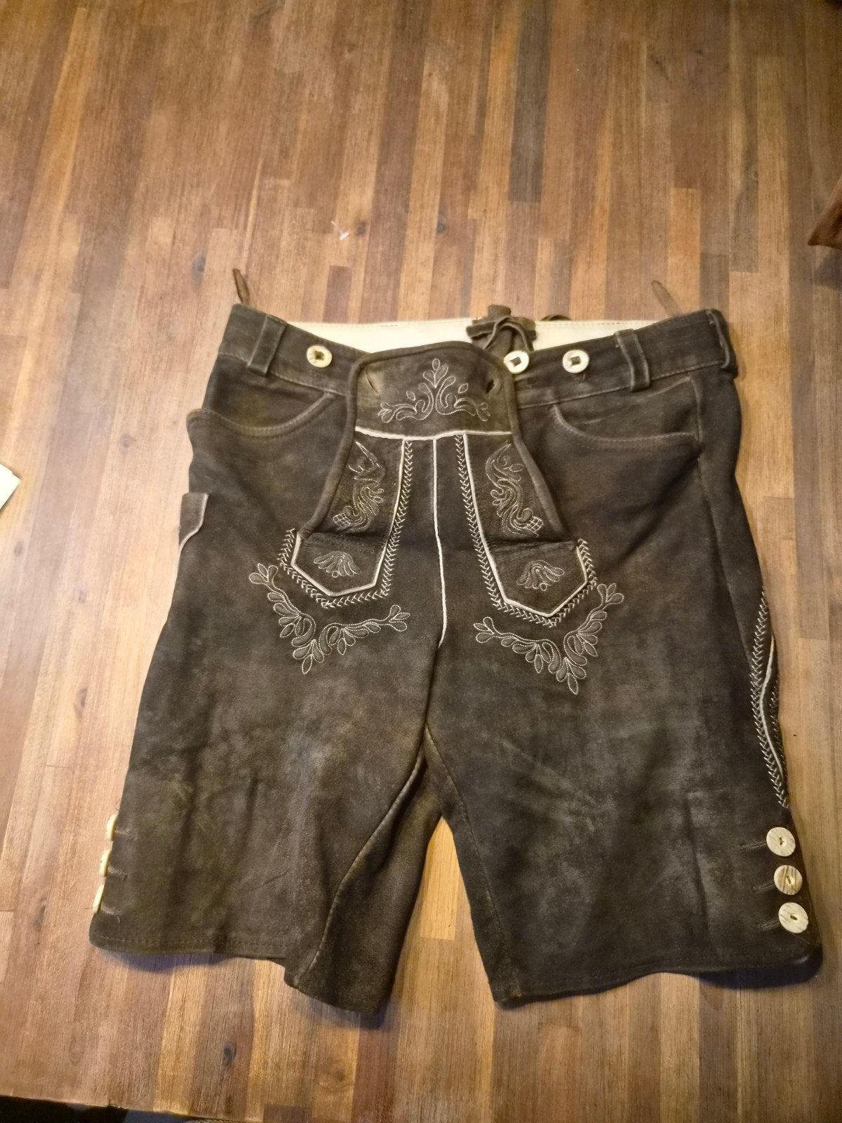 Maddox Country Lederhose - Maat 48, Maddox Country, Bruin, Maat 48/50 (M), Ophalen of Verzenden