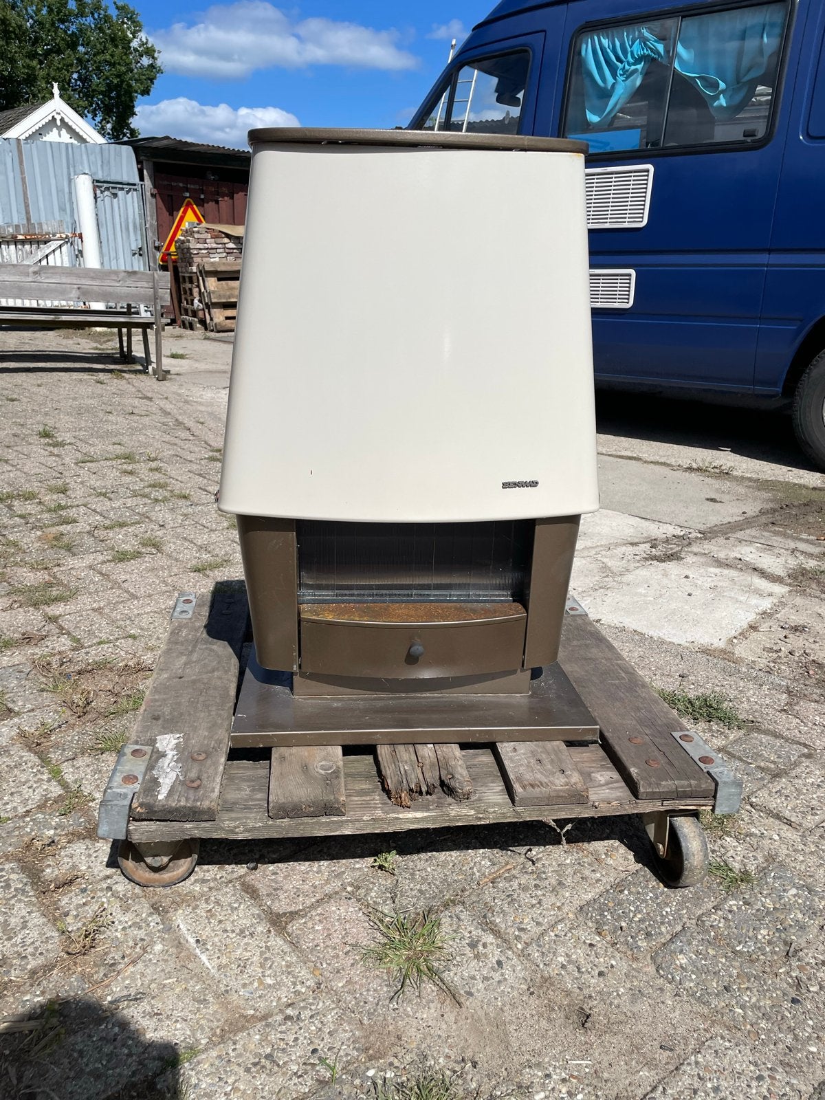 Gaskachel sta caravan propaan of lpg, Huis en Inrichting, Kachels, Ophalen, Gebruikt, Gas, Gaskachel