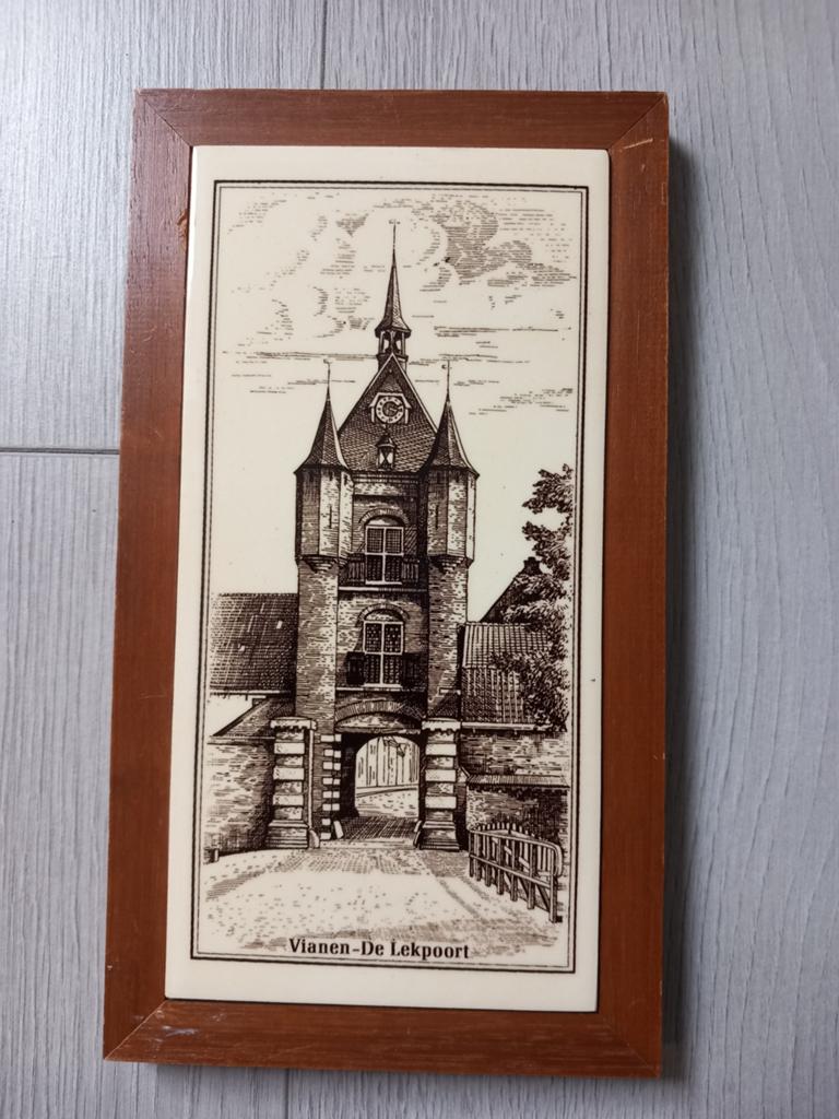 Oude tegel lekpoort vianen, Antiek en Kunst, Ophalen