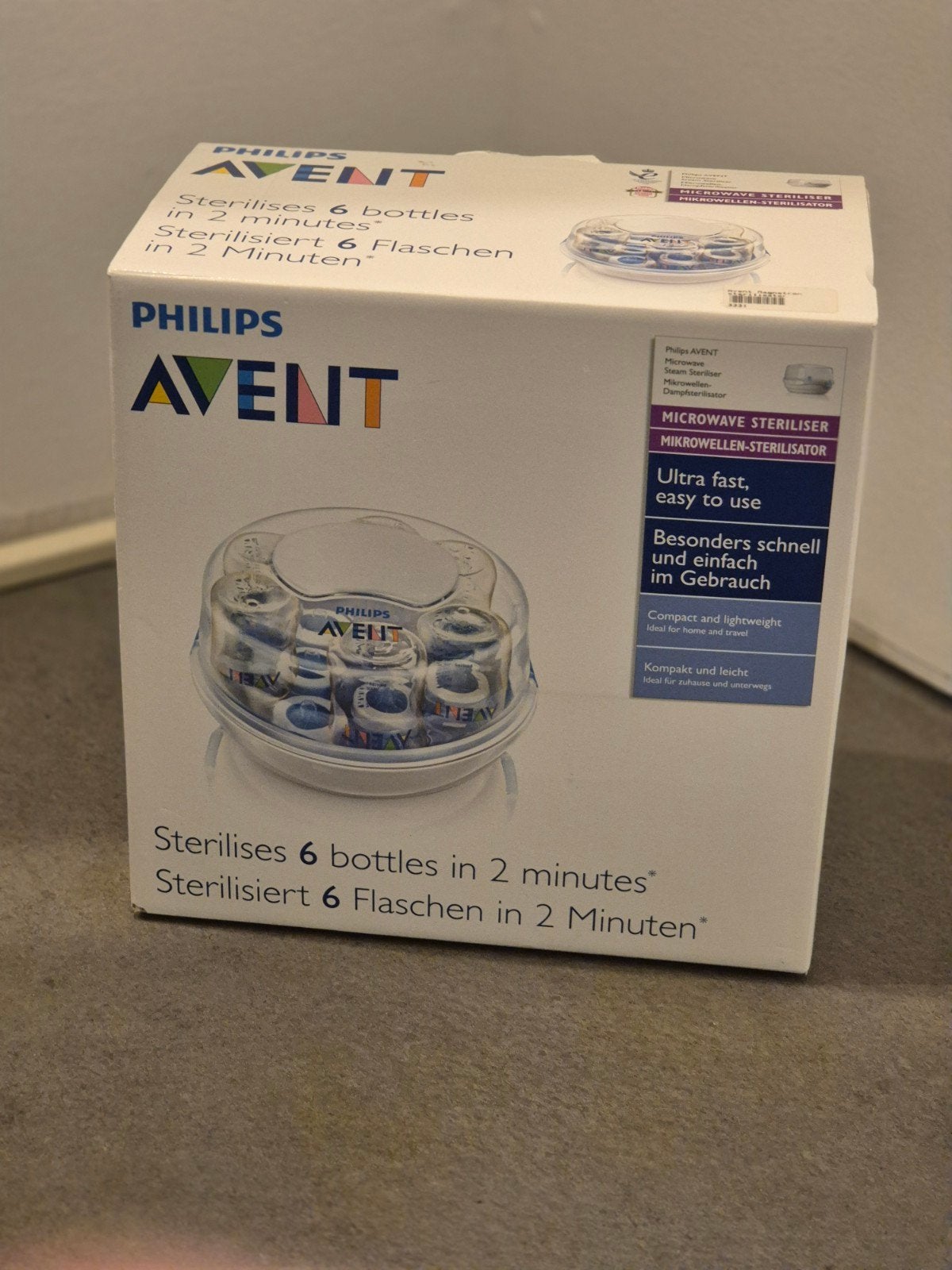 Philips Avent Magnetron Sterilisator, Ophalen of Verzenden, Gebruikt