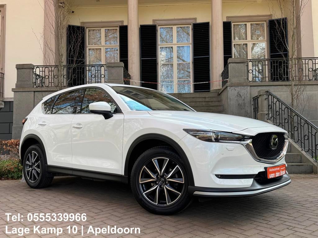 Mazda CX-5 2.5 SkyActiv-G 194 GT-M 4WD Navi Head-Up Xenon Cl, Stof, Gebruikt, 4 cilinders, Wit