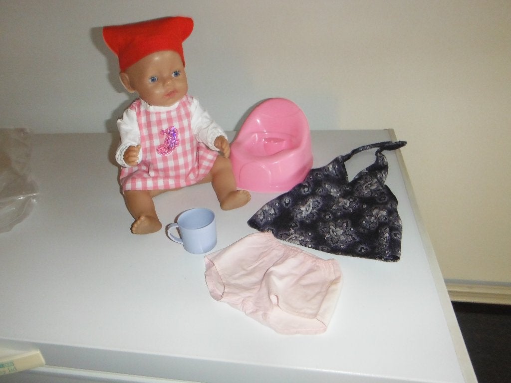 baby born pop met acc, Ophalen, Gebruikt, Babypop