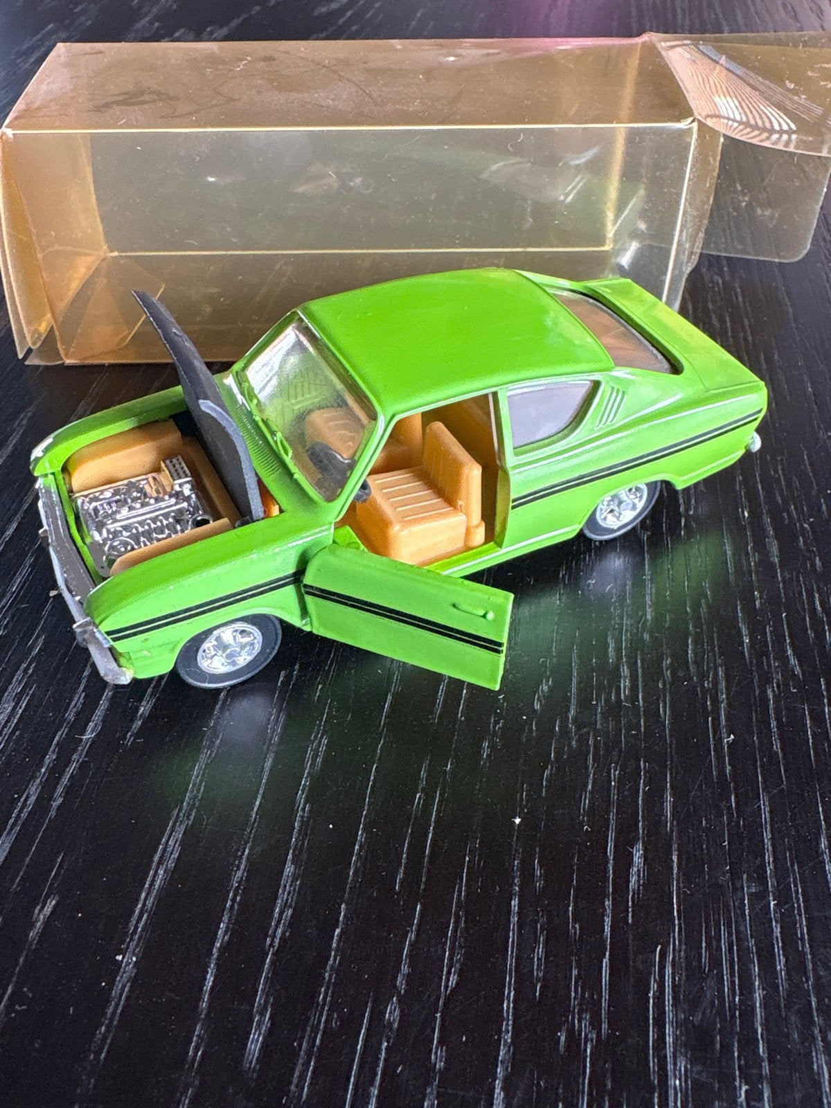 Mini-Mod Opel Kadett Coupé - Groen modelauto, Overige merken, Gebruikt, Auto, 1:32 tot 1:50