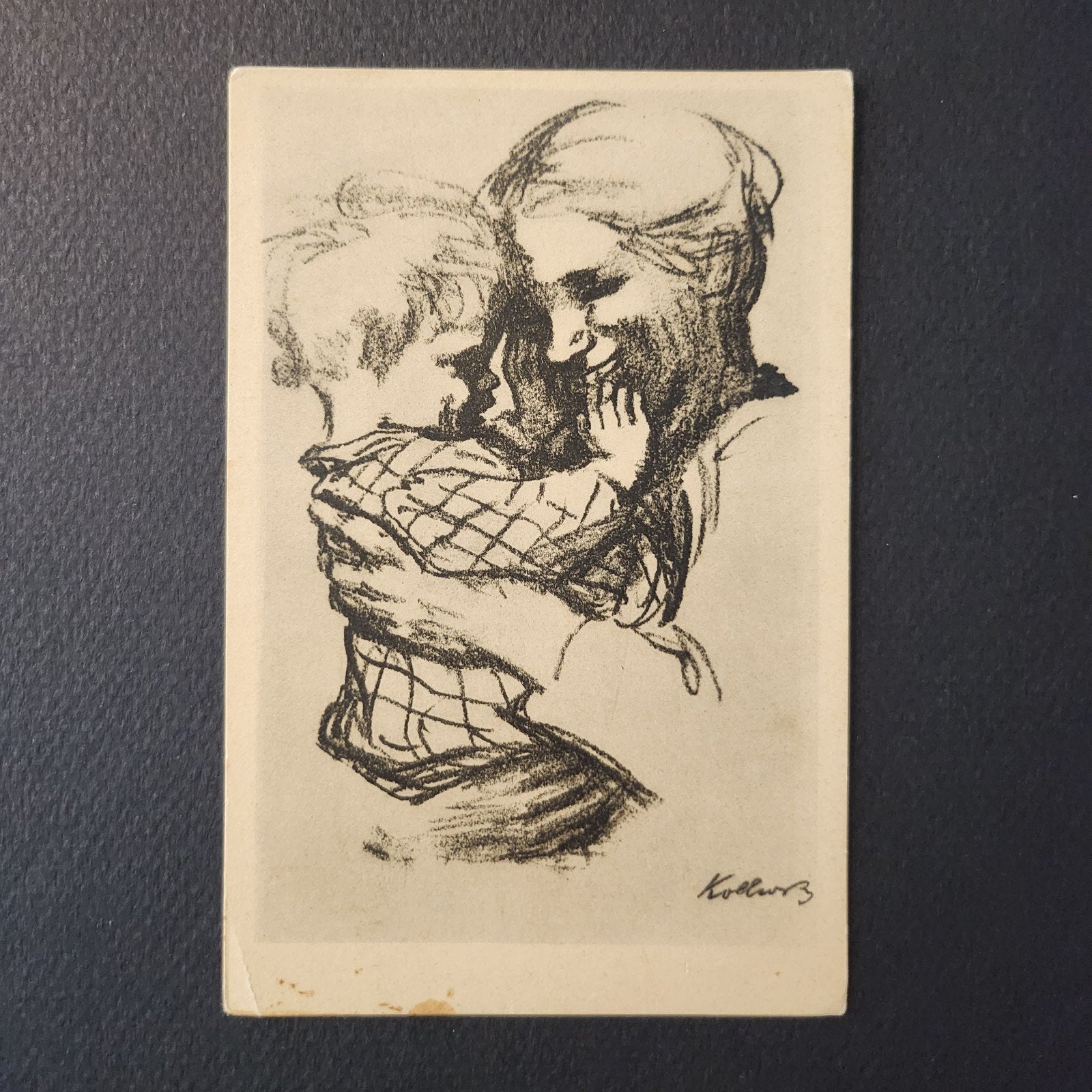 <1920 Ansichtkaart Käthe Kollwitz: Moeder en Kind, Verzenden, Voor 1920, Ongelopen, Cultuur en Media