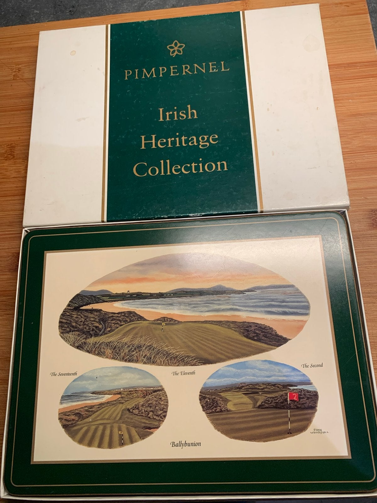 Pimpernel Irish Heritage Golf Placemats (6 stuks), Meerkleurig, Overige stijlen, Ophalen of Verzenden, Zo goed als nieuw