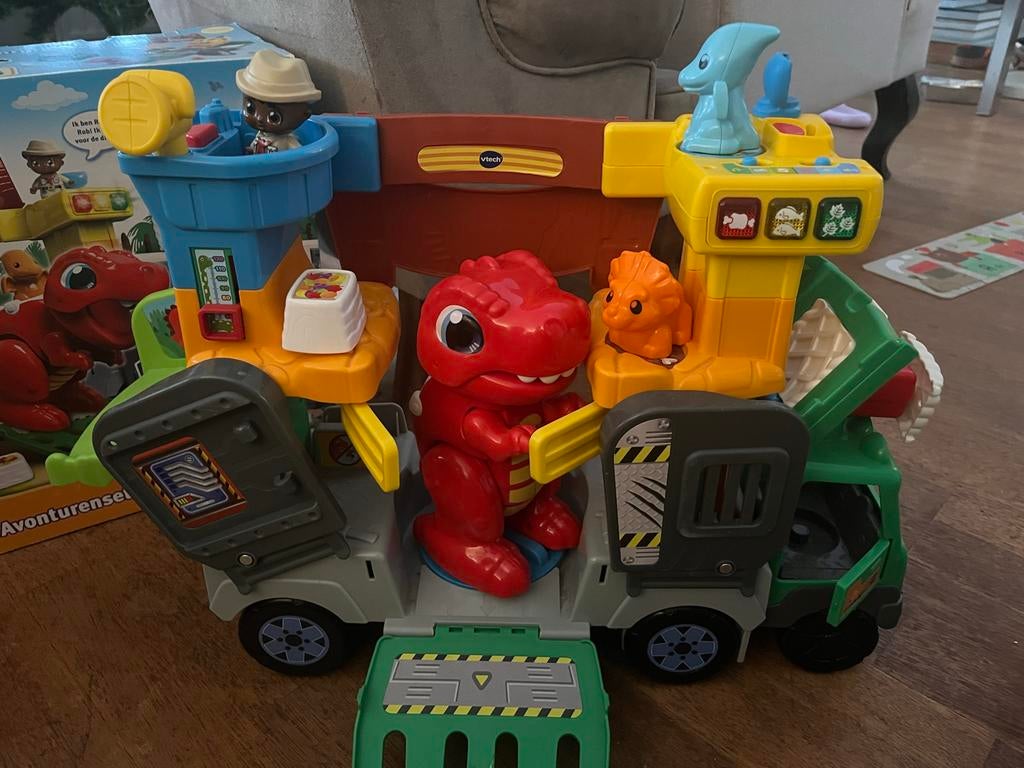 VTech Vrolijke Vriendjes Dino Avonturenset, Kinderen en Baby's, Speelgoed | Vtech, Zo goed als nieuw, 2 tot 4 jaar, Ophalen of Verzenden