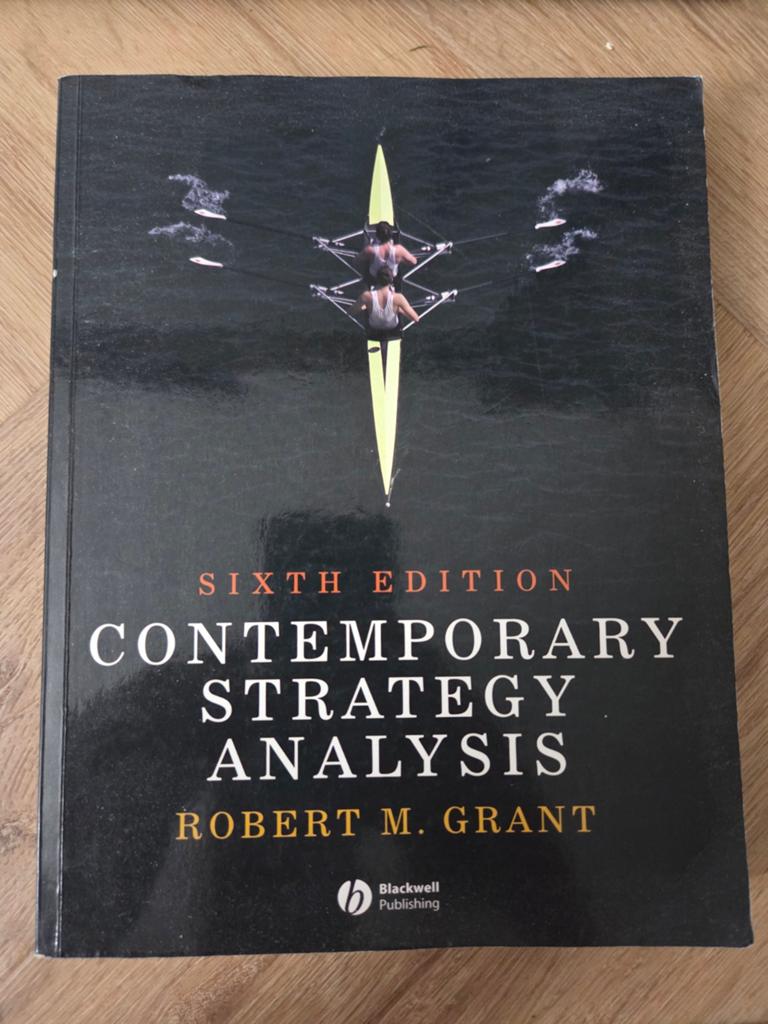 Contemporary Strategy Analysis - Robert M. Grant (6e editie), Gelezen, Robert M. Grant, Ophalen of Verzenden, Management