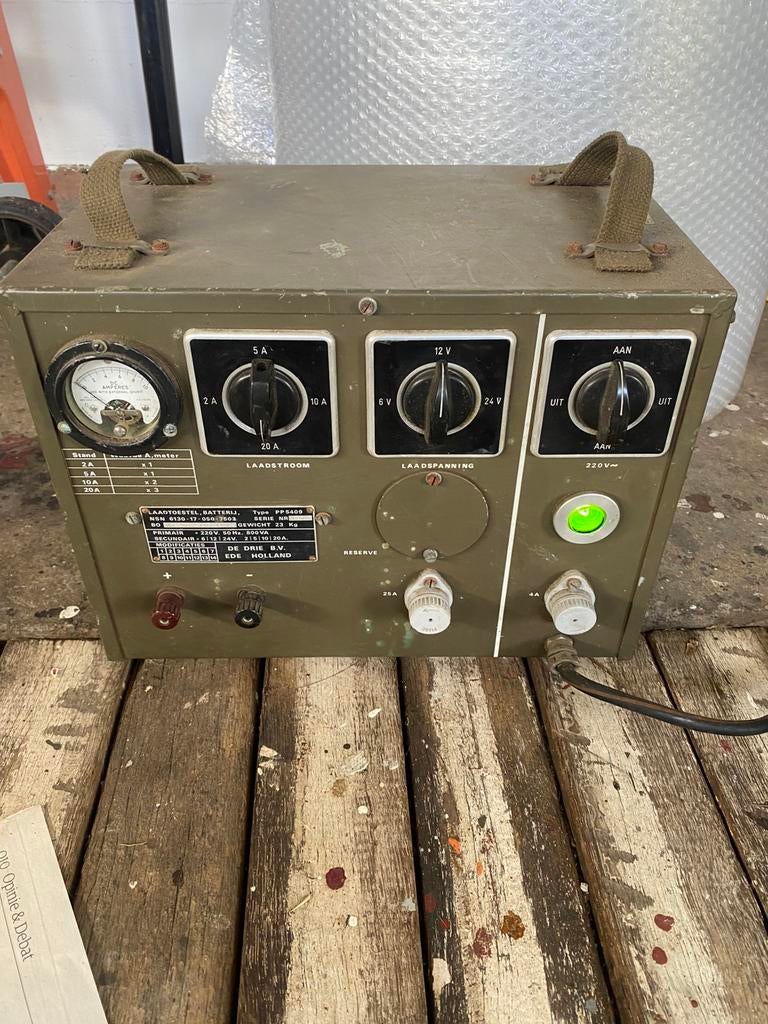 Laadtoesstel batterij pp5409, Verzamelen, Ophalen, Landmacht, Nederland