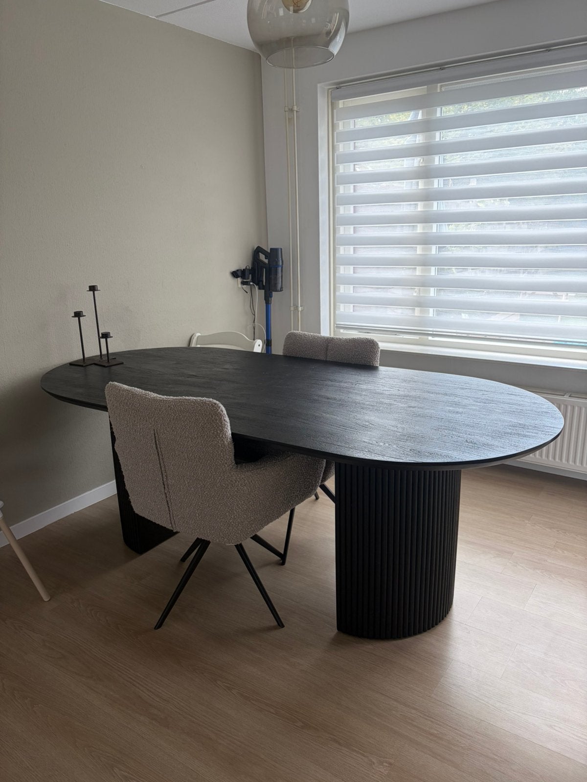 NOUS Living Jaime ovale eetkamertafel, Ophalen, 100 tot 150 cm, 200 cm of meer, Zo goed als nieuw
