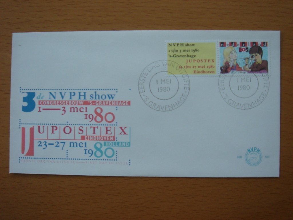 NVPH E184  1e Dag-enveloppe Filatelie 1980, Ophalen of Verzenden, Onbeschreven, Nederland