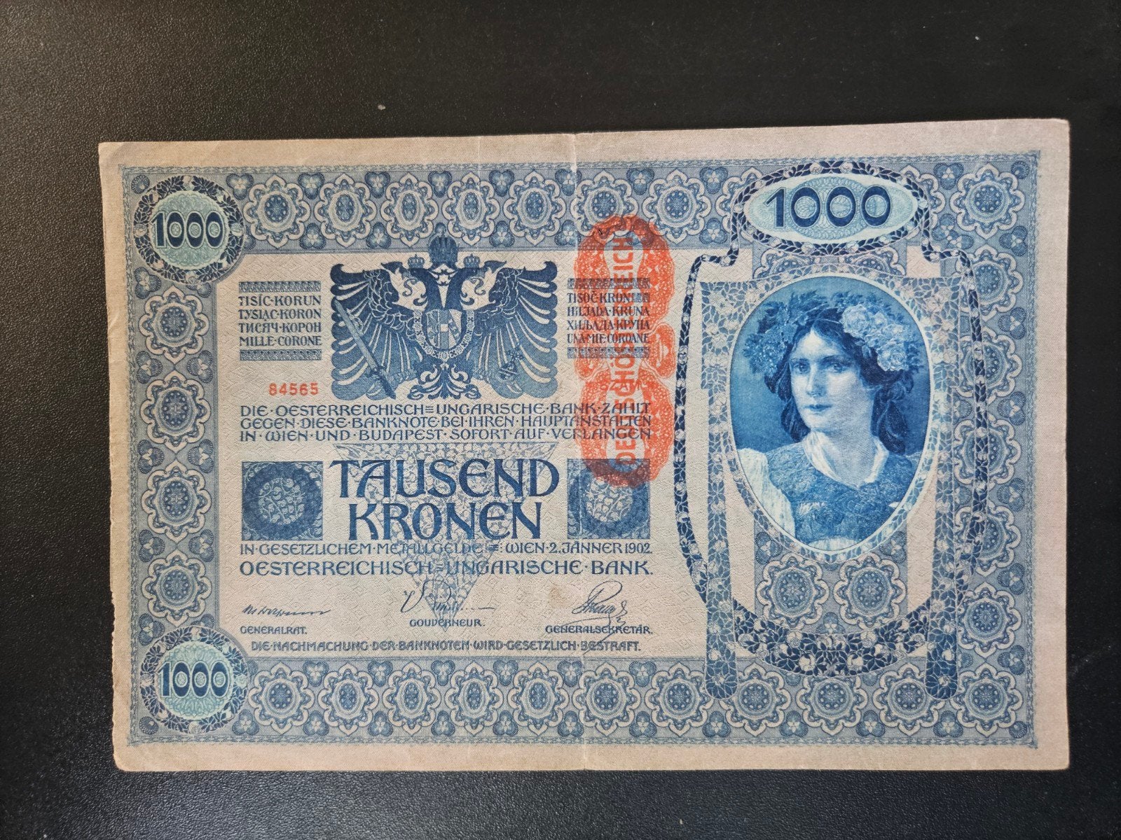 Oostenrijk pick 59 1919 (old-date 1902)     2, Postzegels en Munten, Bankbiljetten | Europa | Niet-Eurobiljetten, Verzenden, Oostenrijk