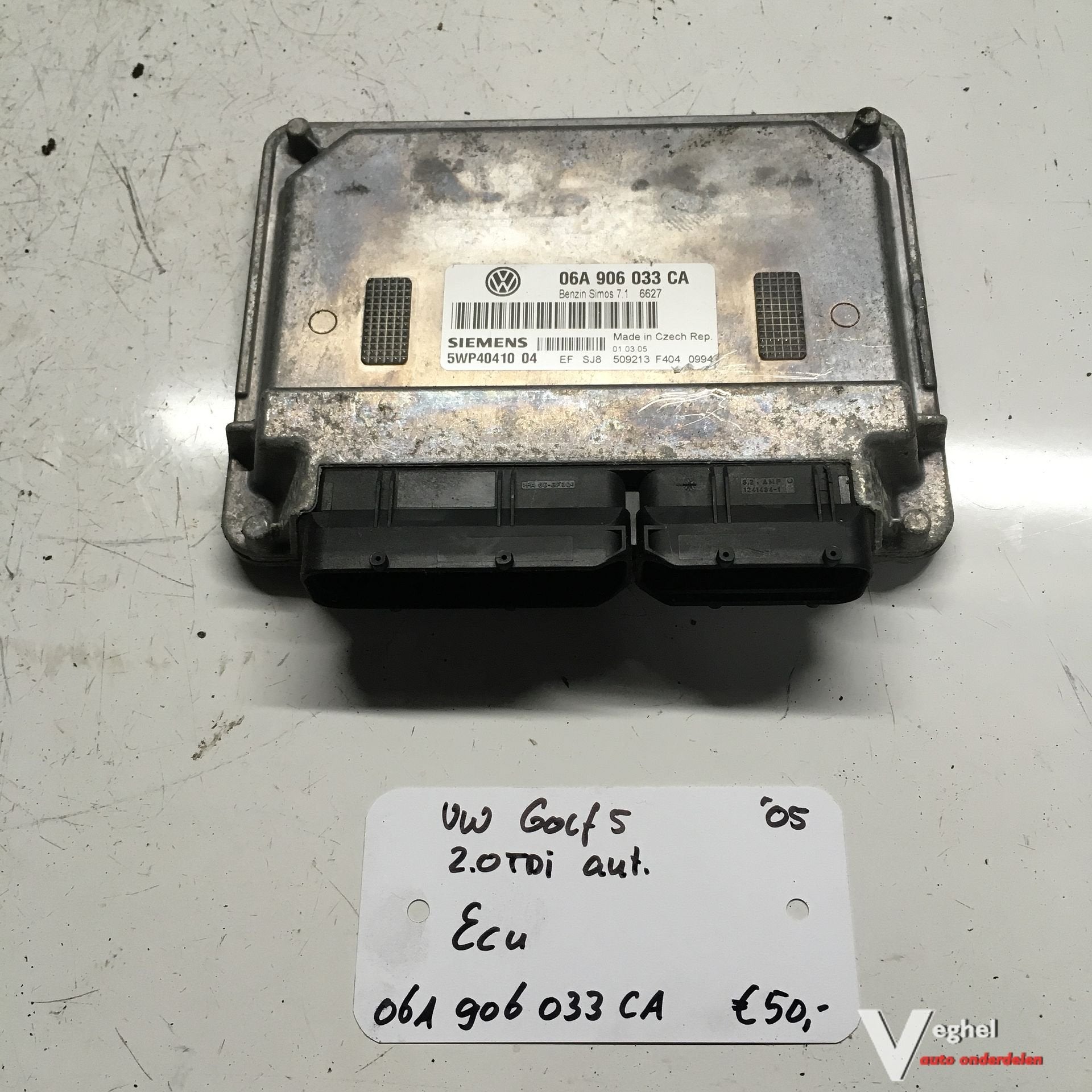 Vw Golf 5 2.0 tdi automaat  2005 ECU   06A 906 033 CA