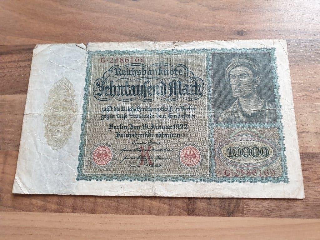 Duitsland 1000 Mark 1922, Postzegels en Munten, Verzenden, Duitsland, Los biljet