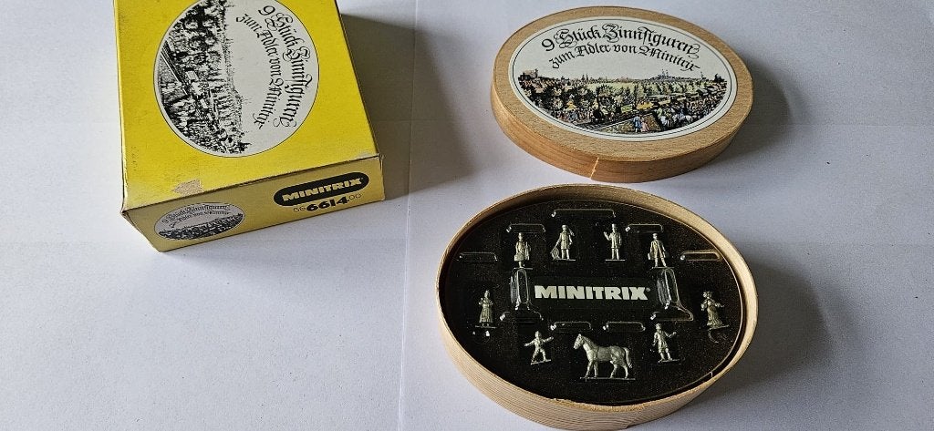 Minitrix Tinnen figuurtjes schaal N, Trix, Nieuw, Ophalen of Verzenden, Gelijkstroom