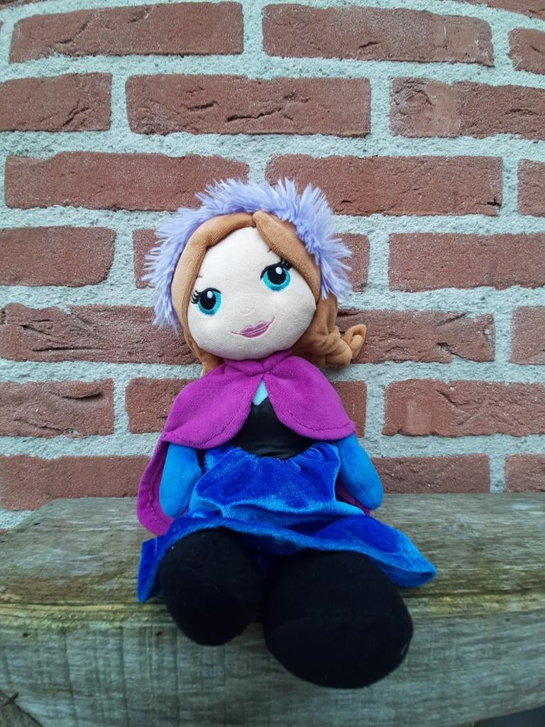 Anna frozen knuffel pluche, Ophalen of Verzenden, Zo goed als nieuw, Overige typen