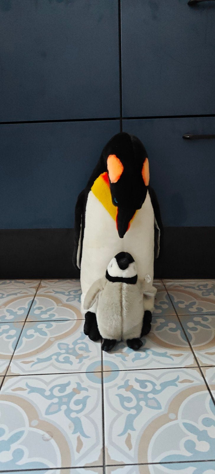 Grote Pinguïn Knuffel - 50cm, Pinguïn, Zwart, Ophalen of Verzenden, Zo goed als nieuw