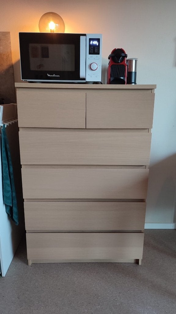 Ikea malm kast 6 laden, Ophalen, Overige materialen, 5 laden of meer, 100 tot 150 cm