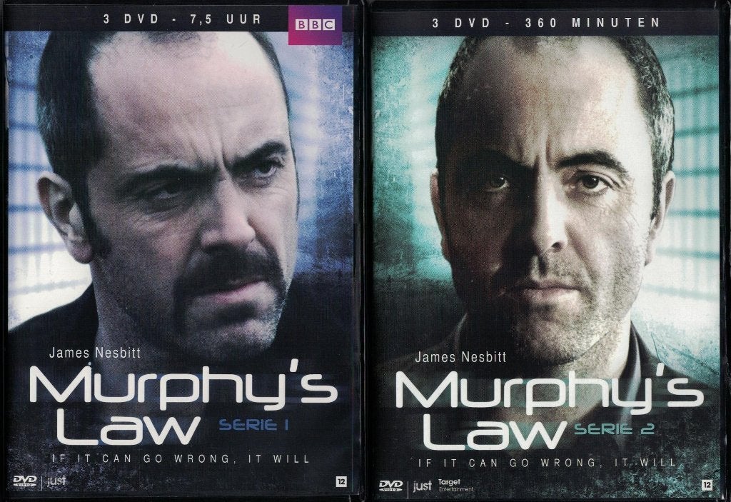 Murphys / Murphy's Law - seizoen 1-2-3-4-5 - James Nesbitt, Alle leeftijden, Ophalen of Verzenden, Zo goed als nieuw
