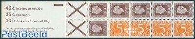 Kavel 361 Nederland blokje 6 x 30 en 4 x 5 cent, Verzenden, Na 1940, Postfris