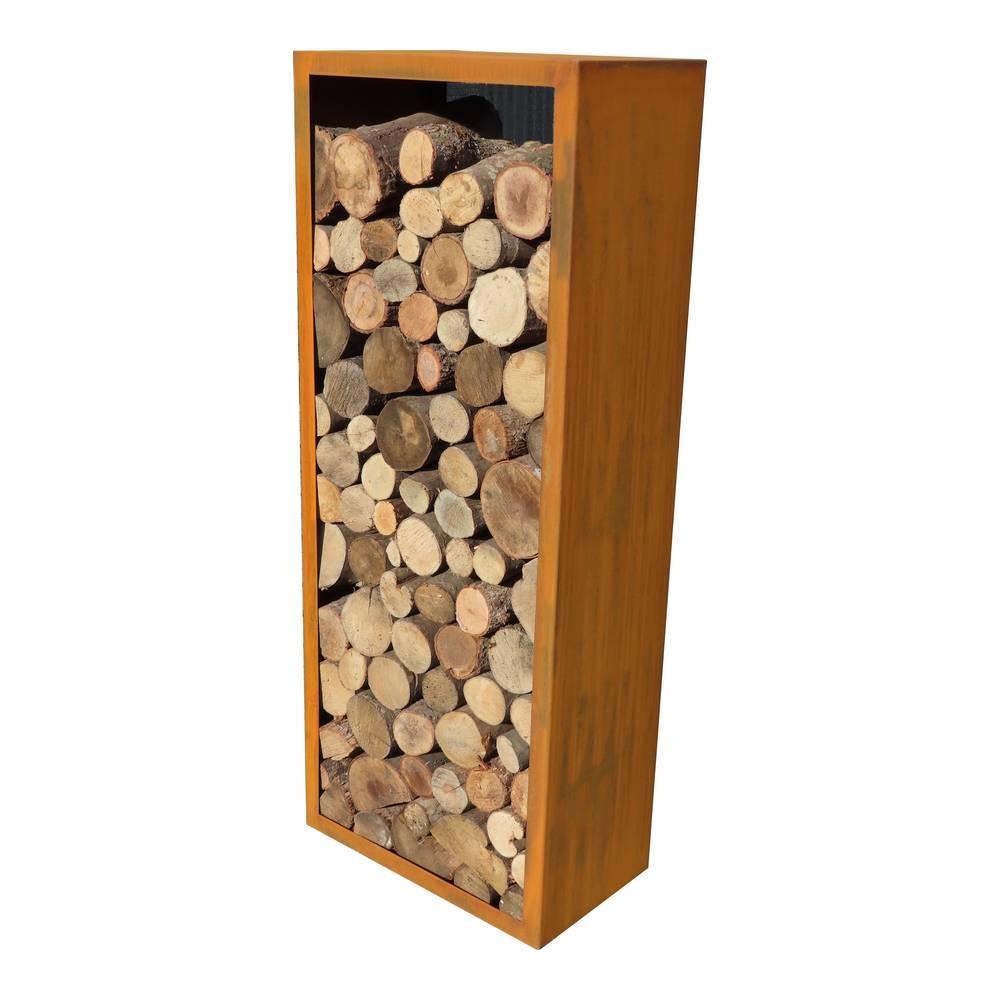 Houtopslag Woodstore 150x60 Cortenstaal, Tuin en Terras, Haardhout, Minder dan 3 m³, Ophalen of Verzenden