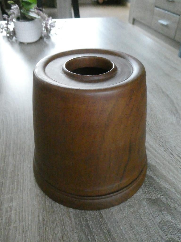 Teak houten wc rolhouder, Ophalen of Verzenden, Nieuw, Bruin, Overige typen