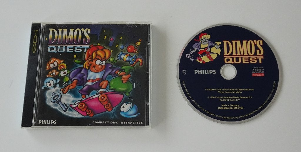 Dimo's Quest compleet voor Philips CD-i, Spelcomputers en Games, Games | Overige, Zo goed als nieuw, Avontuur en Actie, 1 speler
