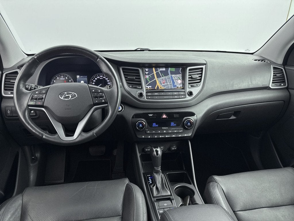 Hyundai Tucson - 1.6 T-GDi Premium 4WD // LEDER // STOEL VER, Gebruikt, 4 cilinders, Zwart, Leder