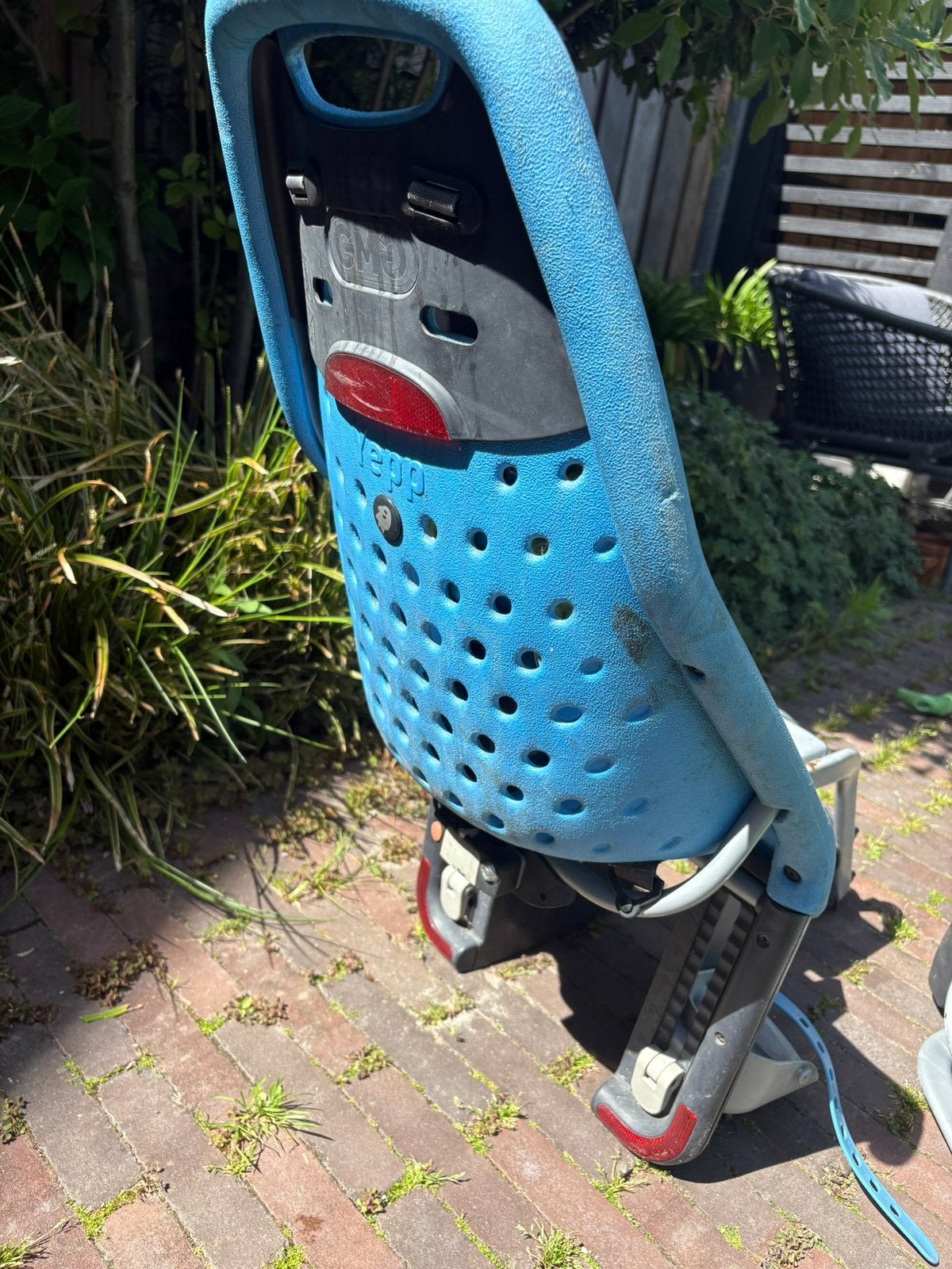 Yepp fietsstoeltje, Fietsen en Brommers, Fietsaccessoires | Fietsstoeltjes, Ophalen of Verzenden, Gebruikt, Achterzitje