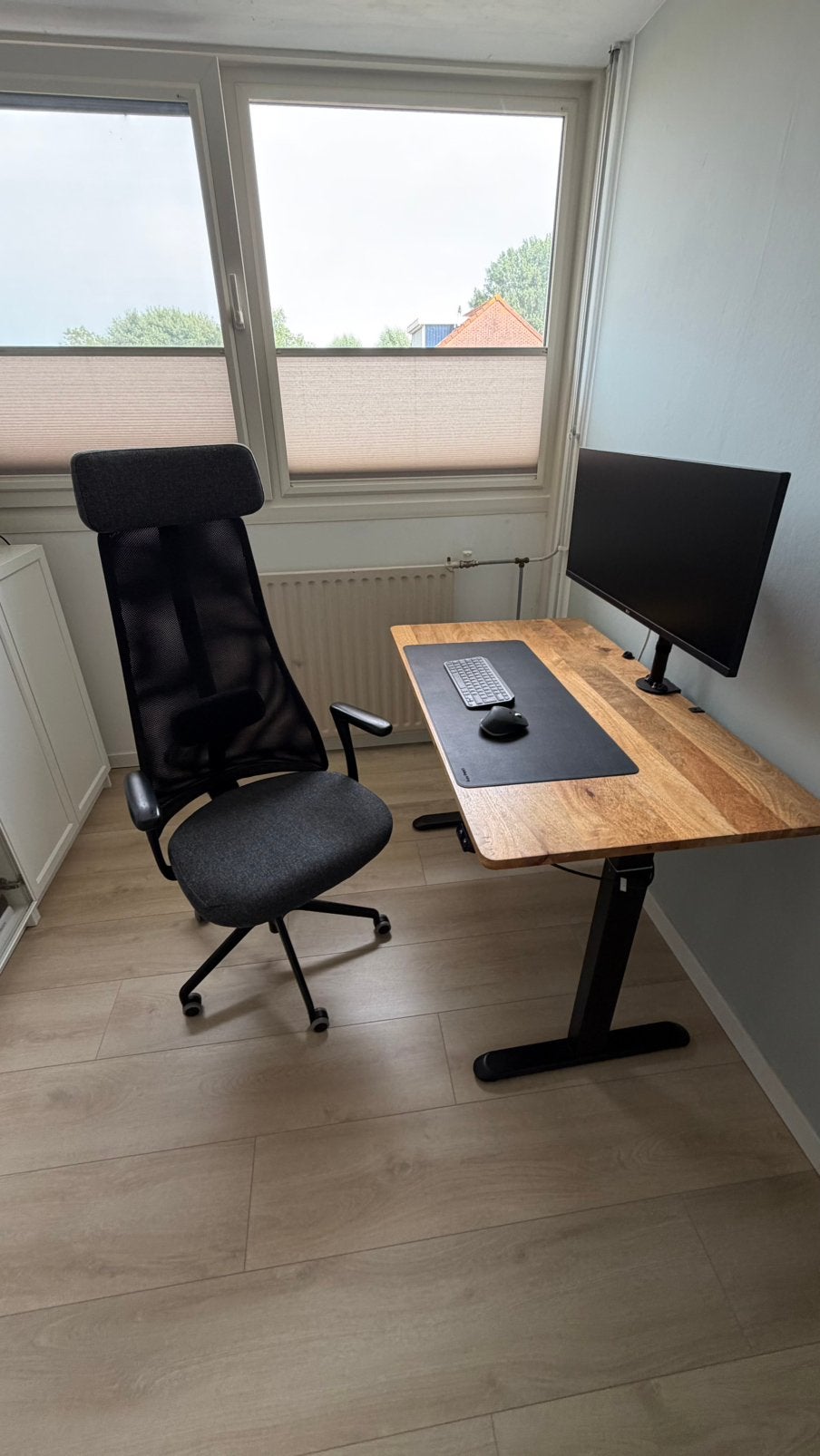 Bureaustoel Ikea | JÄRVFJÄLLET, Huis en Inrichting, Bureaustoelen, Ophalen, Gebruikt, Grijs, Bureaustoel