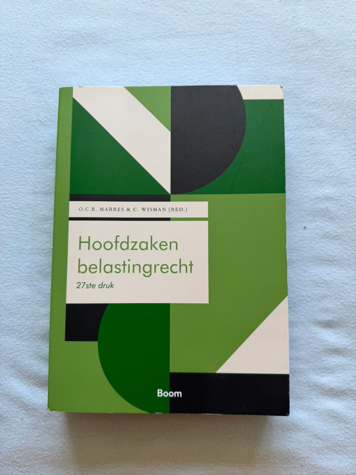 Hoofdzaken belastingrecht Marres en Wisman, Ophalen of Verzenden, Beta, Zo goed als nieuw, WO