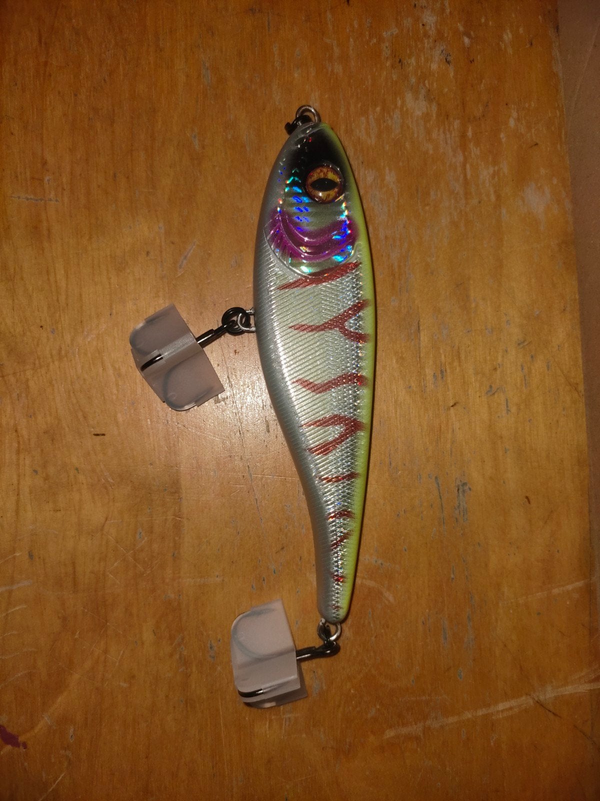 Nieuwe Jerkbait 15,5 cm, 76 gram - Perfect voor Vissen, Watersport en Boten, Verzenden, Nieuw, Kunstaas