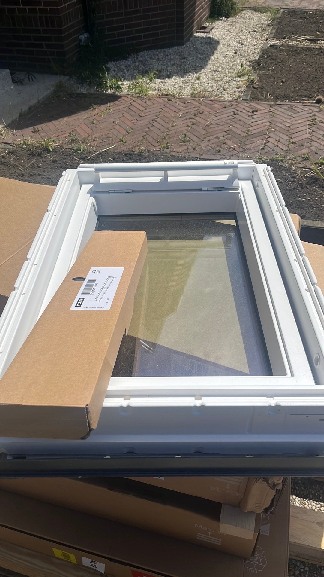 Nieuw kunststof ck02 dakraam met schade, Ophalen, Dubbelglas, Minder dan 80 cm, Minder dan 80 cm