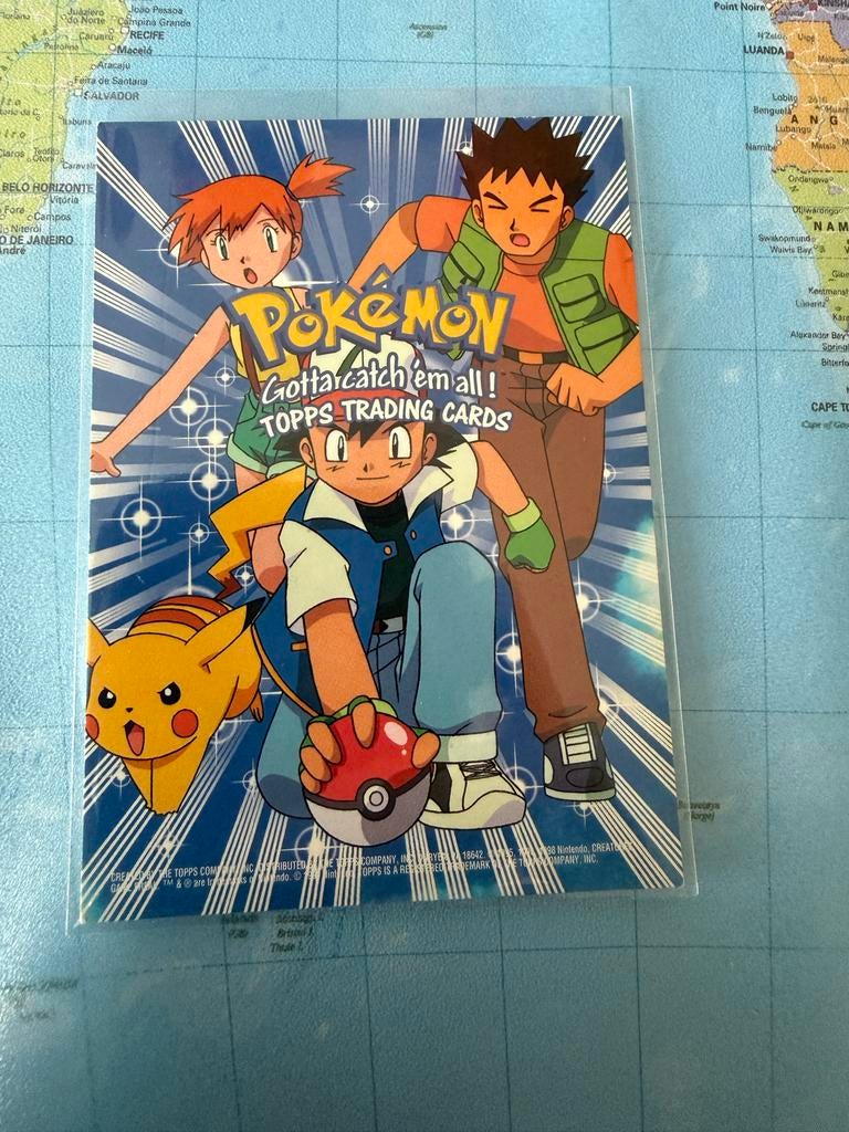 Complete Topps Pokémon The First Movie Met Holo's Set, Ophalen of Verzenden, Zo goed als nieuw, Meerdere kaarten, Foil