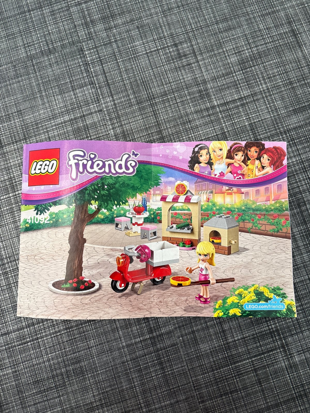 Lego Friends Pizzeria Set (41092) met Scooter en Oven, Ophalen of Verzenden, Zo goed als nieuw