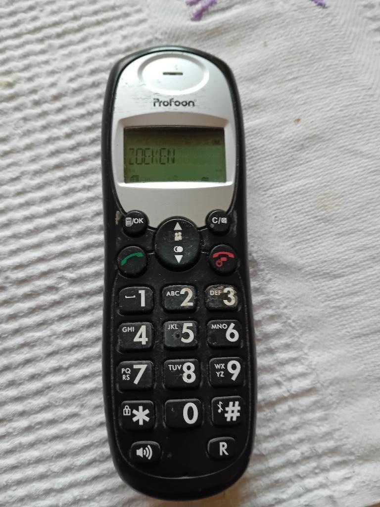 Vaste Telefoon  Profoon, Ophalen of Verzenden, Gebruikt, 1 handset