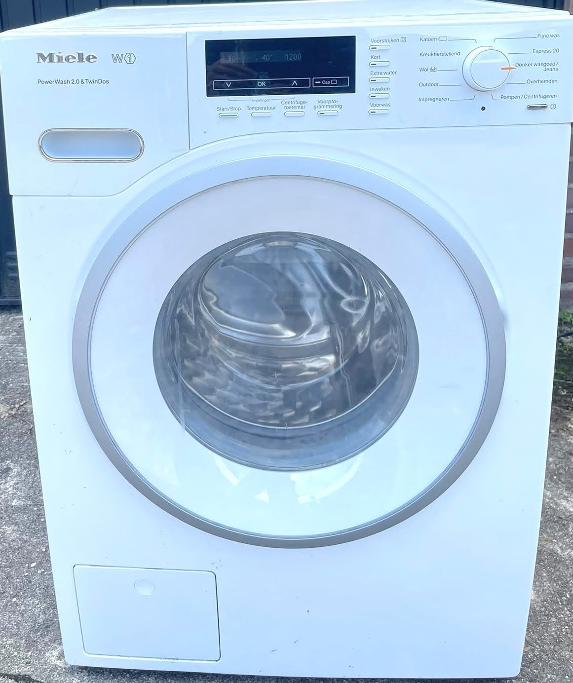 Prachtige,Miele TWINDOS Wasmachine 9KG in top staat A+++, 8 tot 10 kg, Energieklasse A of zuiniger, Ophalen of Verzenden, Voorlader