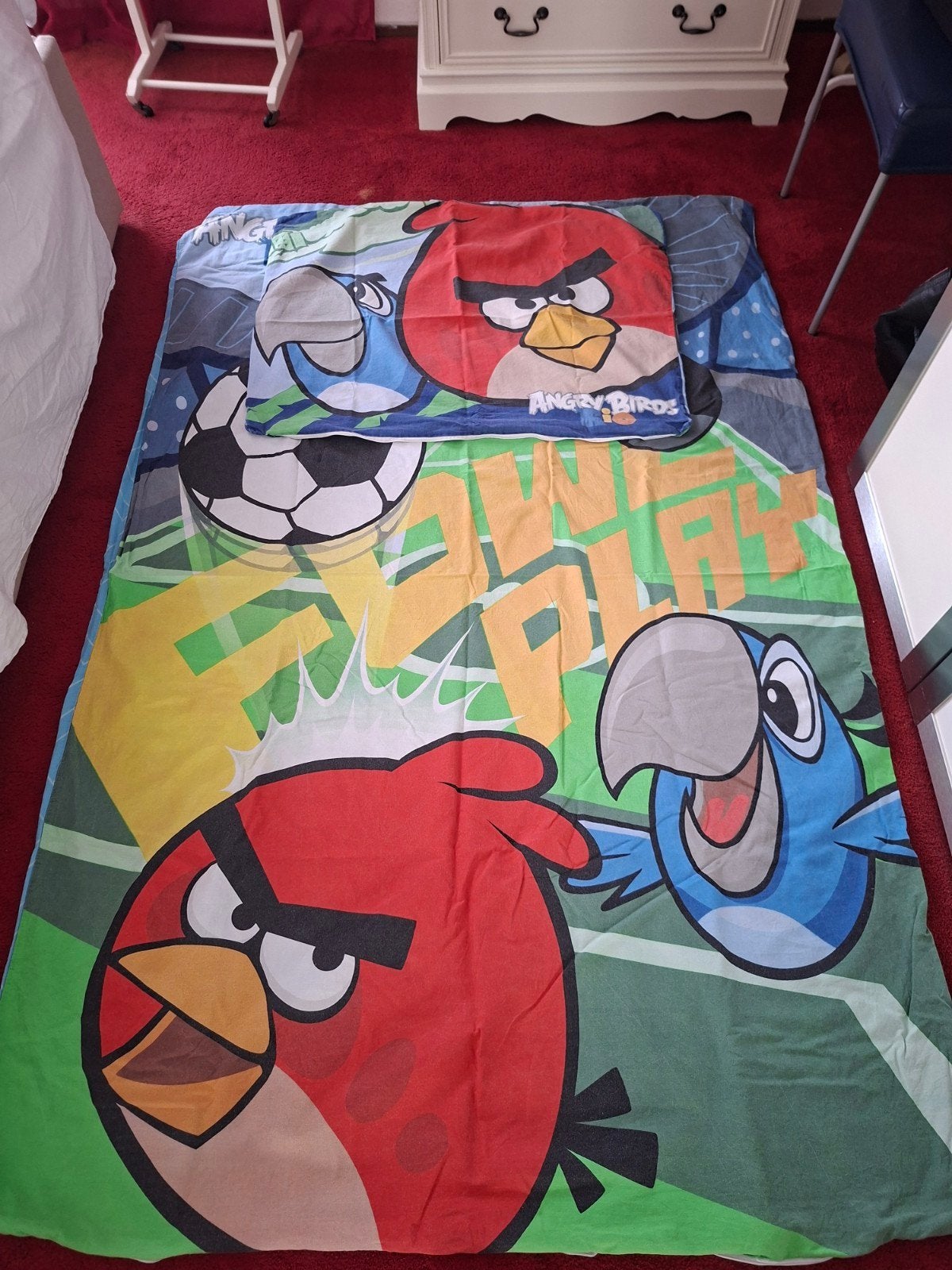 Angry Birds Rio Dekbedovertrek, Gebruikt, Overige kleuren, Ophalen of Verzenden, Jongetje