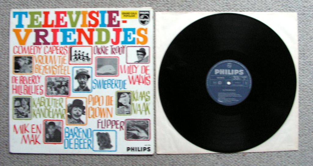 Televisie-Vriendjes 12 nrs LP MONO 1966 ZGAN, Inclusief binnenhoes, Ophalen of Verzenden, Zo goed als nieuw, 12 inch